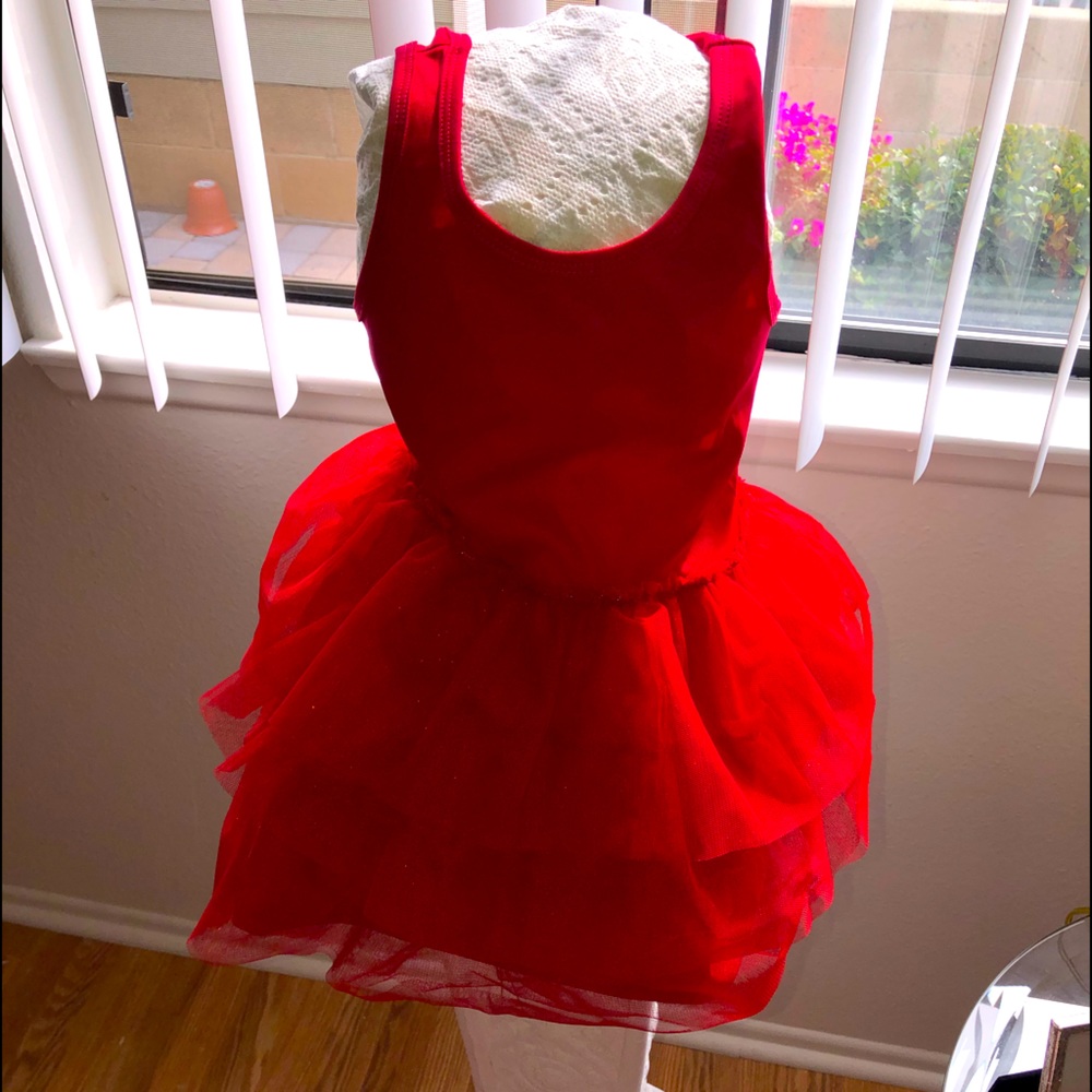 Girls Dress Red